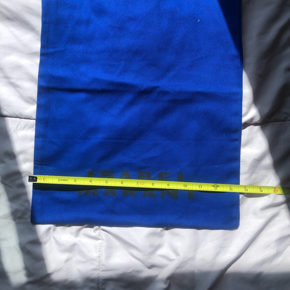 Isabel Marant Royal Blue Drawstring Pouch - Picture 5 of 6